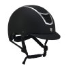 Kask Eclipse Plain Matt - EQUESTRO - black/silver